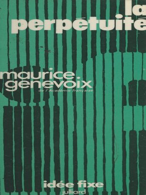 cover image of La perpétuité